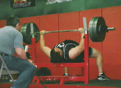 In the bench press only division, ...
